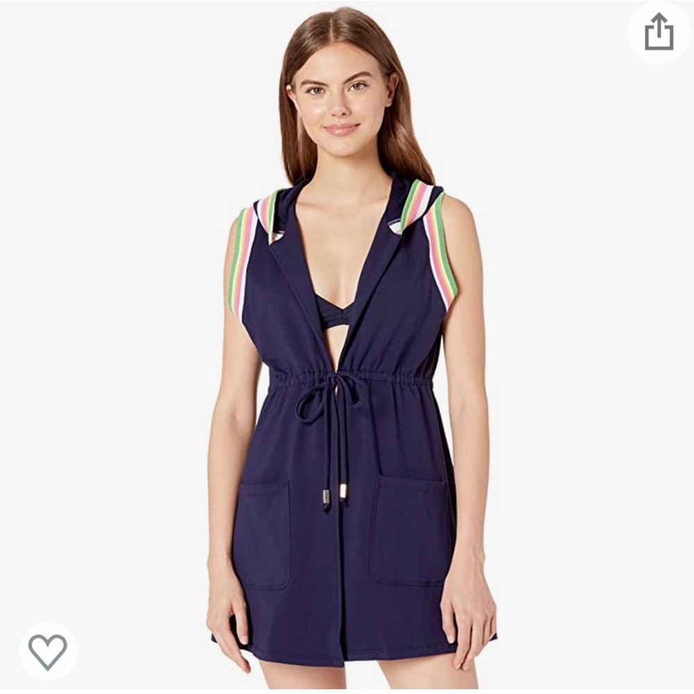 NWOT Trina Turk Cover Up with Hood